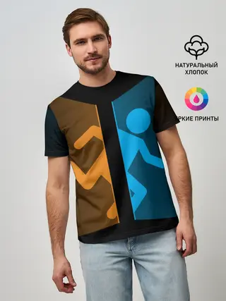 Мужская базовая футболка / Portal