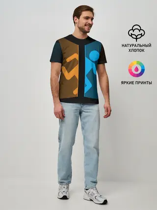 Мужская базовая футболка / Portal