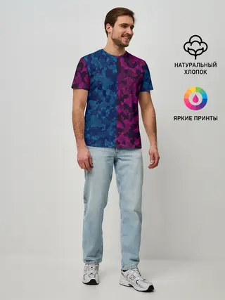 Мужская базовая футболка / NEON MILITARY | НЕОНОВОЕ МИЛИТАРИ