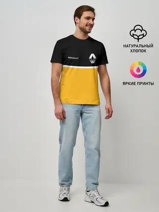 Мужская базовая футболка / Renault | Два цвета