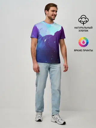 Мужская базовая футболка / Skydiver