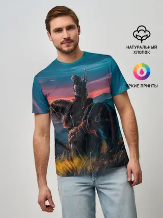 Мужская базовая футболка / The Witcher