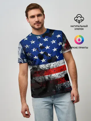 Мужская базовая футболка / США