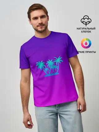 Мужская базовая футболка / Summer New