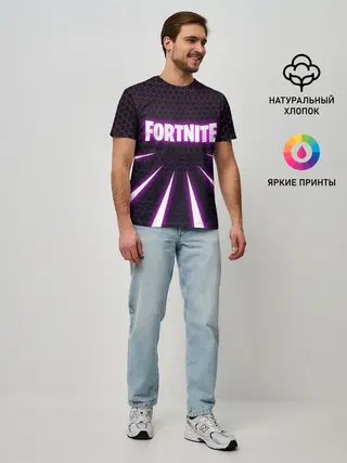 Мужская базовая футболка / Fortnite
