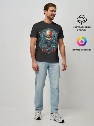 Мужская базовая футболка / Casual GOW