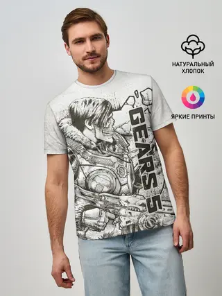 Мужская базовая футболка / Gears 5