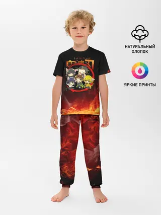 Детская пижама с брюками / Клинок, рассекающий демонов Персонажи