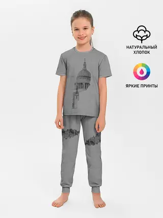 Детская пижама с брюками / собор