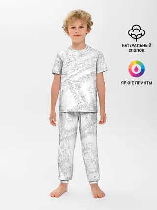 Детская пижама с брюками / Топография_01