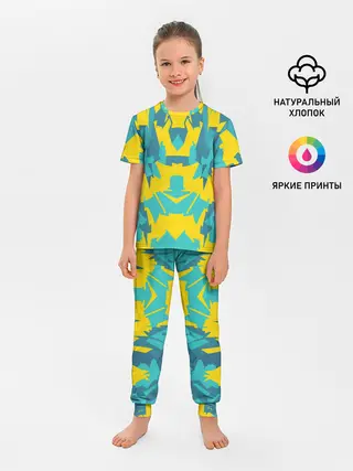 Детская пижама с брюками / ИГРОВОЙ РАСКРАС