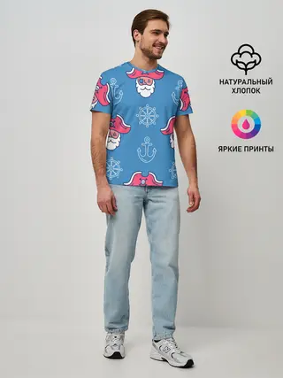 Мужская базовая футболка / Пиратский арт