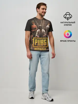 Мужская базовая футболка / Pubg Mobile