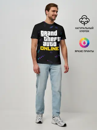 Мужская базовая футболка / GTA ONLINE / ГТА ОНЛАЙН