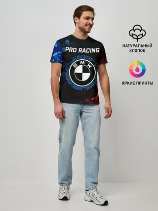 Мужская базовая футболка / БМВ - Racing