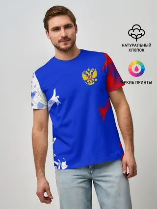 Мужская базовая футболка / RUSSIA SPORT