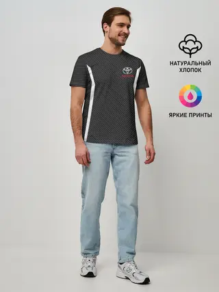 Мужская базовая футболка / TOYOTA SPORT