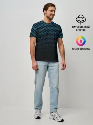 Мужская базовая футболка / Броня / Кольчуга