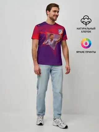 Мужская базовая футболка / Луис Суарес