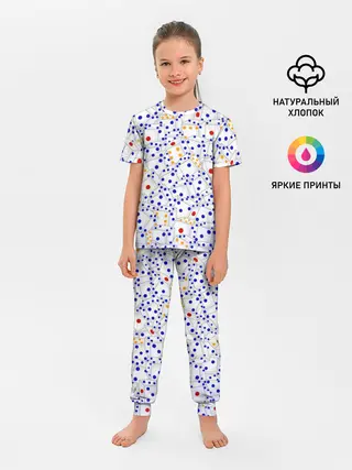 Детская пижама с брюками / Игральные кубики