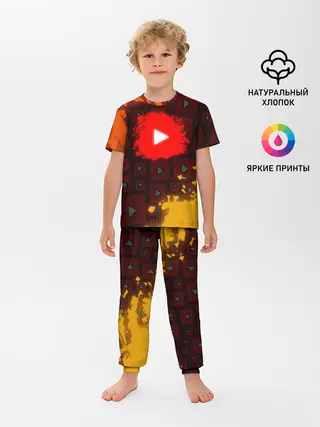 Детская пижама с брюками / YouTube