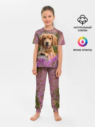 Детская пижама с брюками / Dog