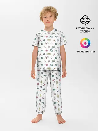 Детская пижама с брюками / Знаки Зодиака