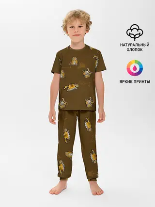Детская пижама с брюками / Тигрята