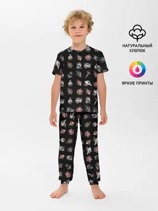 Детская пижама с брюками / Уличные эмблемы