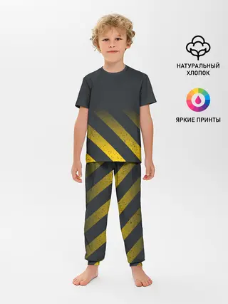 Детская пижама с брюками / Black