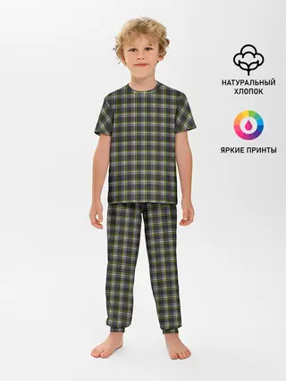 Детская пижама с брюками / стиль Джентльмены