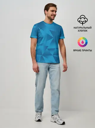 Мужская базовая футболка / Dzyuba home kit 19-20