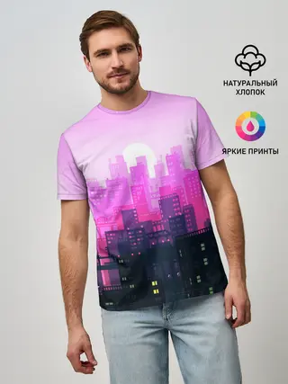 Мужская базовая футболка / CITY
