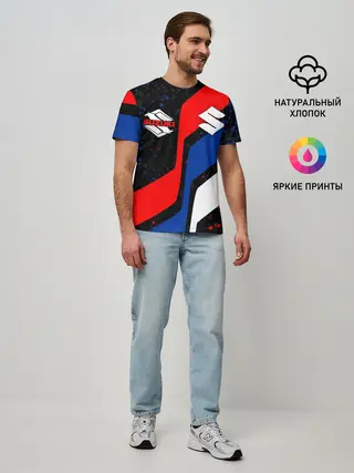 Мужская базовая футболка / SUZUKI / СУЗУКИ / RACING