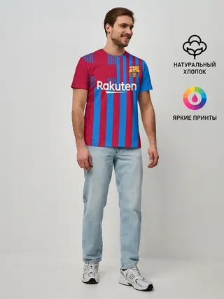 Мужская базовая футболка / Ансу Фати Барселона 2021/2022