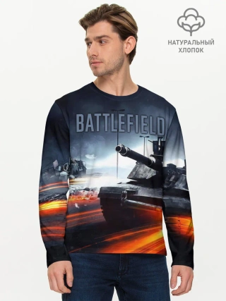 Мужской лонгслив базовый / BATTLEFIELD