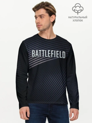 Мужской лонгслив базовый / BATTLEFIELD