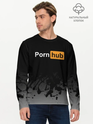 Мужской лонгслив базовый / Pornhub