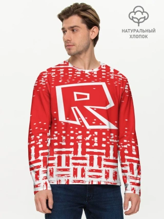 Мужской лонгслив базовый / Roblox