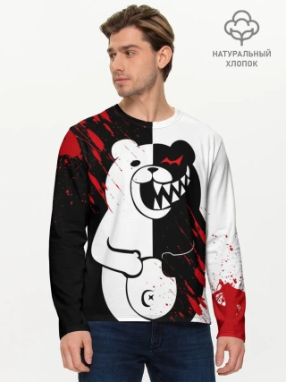 Мужской лонгслив базовый / Monokuma вторая сущность
