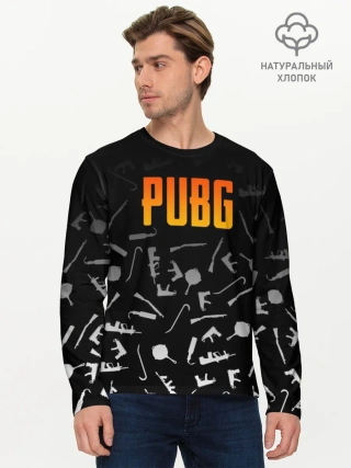 Мужской лонгслив базовый / PUBG