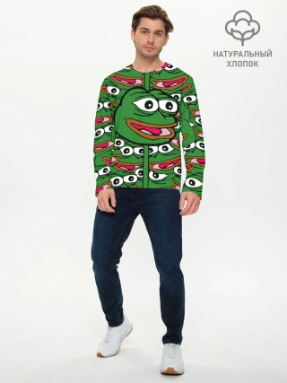 Мужской лонгслив базовый / Good / Sad frog