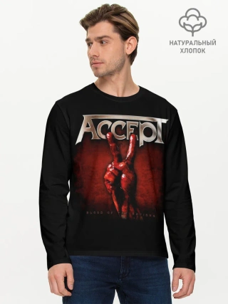 Мужской лонгслив базовый / Accept