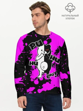Мужской лонгслив базовый / MONOKUMA Puhuhuhu