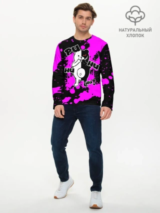 Мужской лонгслив базовый / MONOKUMA Puhuhuhu