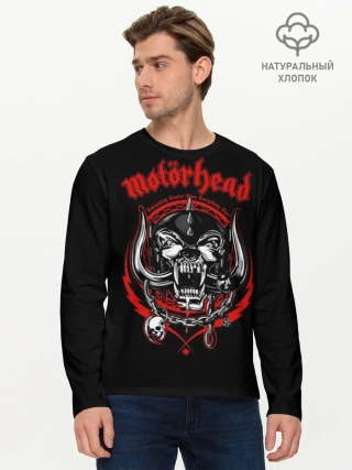 Мужской лонгслив базовый / Motorhead