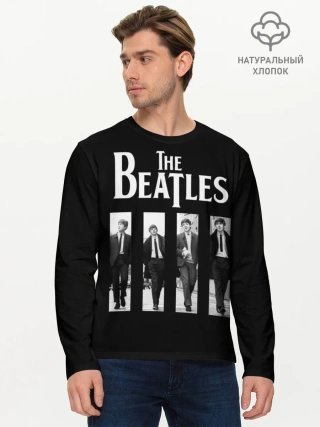 Мужской лонгслив базовый / The Beatles