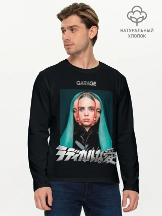 Мужской лонгслив базовый / Billie Eilish