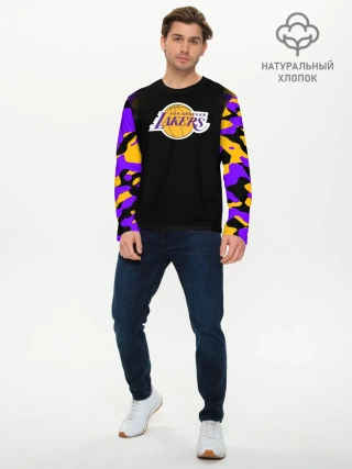 Мужской лонгслив базовый / LA LAKERS