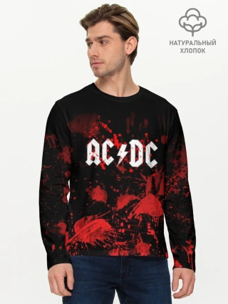 Мужской лонгслив базовый / AC/DC